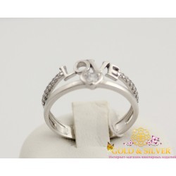 Жіноча срібна каблучка Love 1224/1р